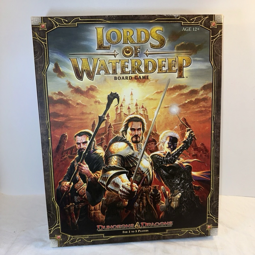 Lords of Waterdeep Board Game + Scoundrels of Skullport Expansion Set Bundle